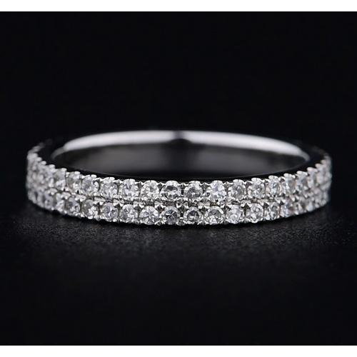 Fede Nuziale Vero Diamante Eternità 5 Carati Gioielli Da Donna Novità