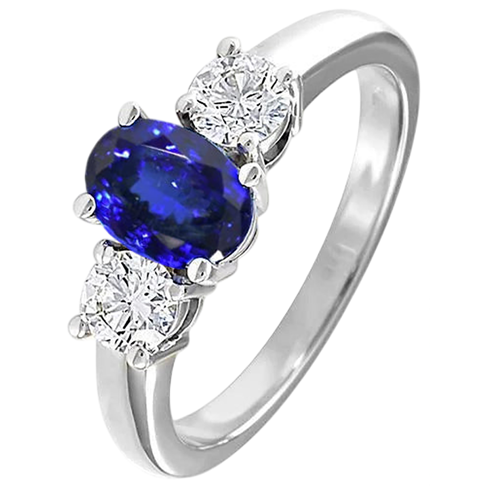 vero round tanzanite 5.50carati fede eternity dettaglio ravvicinato