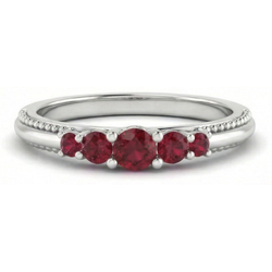 Fede Eternity Rubino Vero 1.10 Carati
