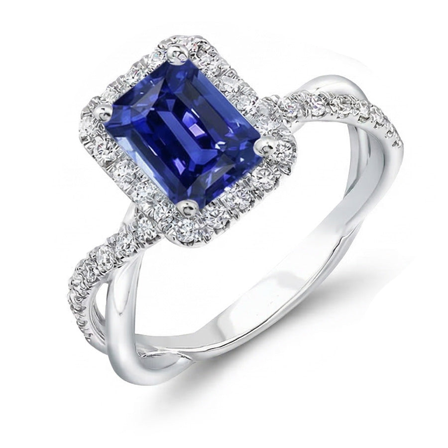 vero round diamante 3.50carati fede eternity vista dall'alto