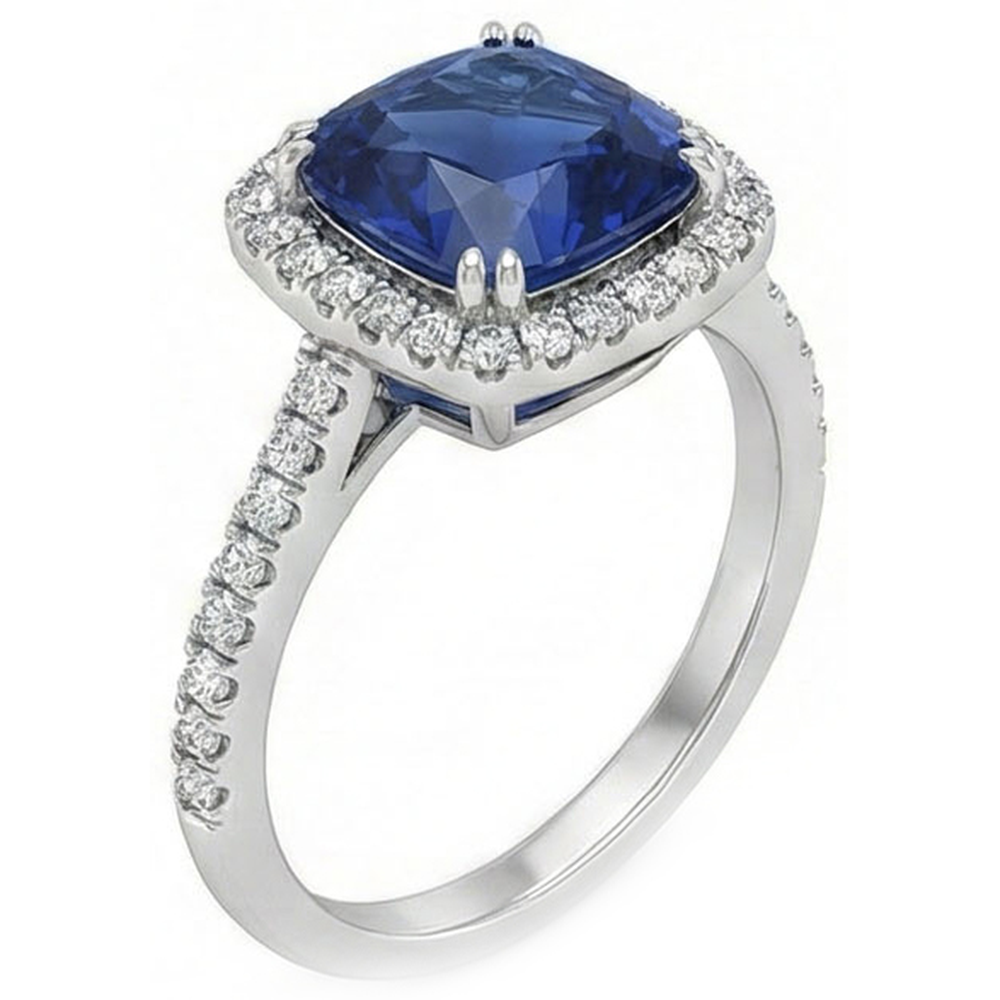 vero round diamante 3.50carati fede eternity dettaglio ravvicinato