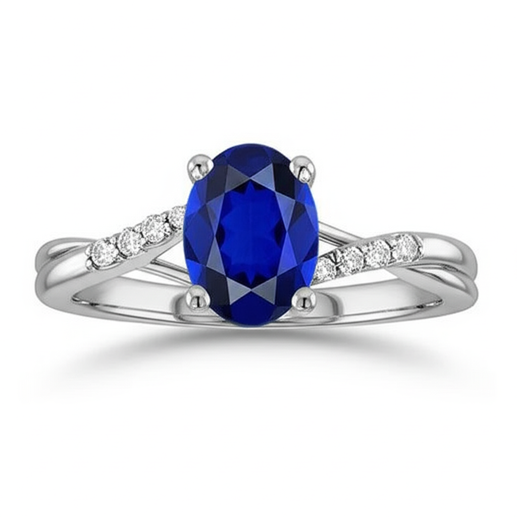 vero round diamante 3carati fede eternity angolo laterale