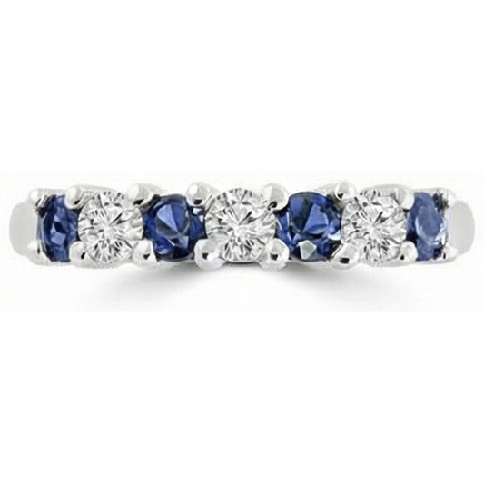 vero round diamante 2.45carati fede eternity angolo laterale