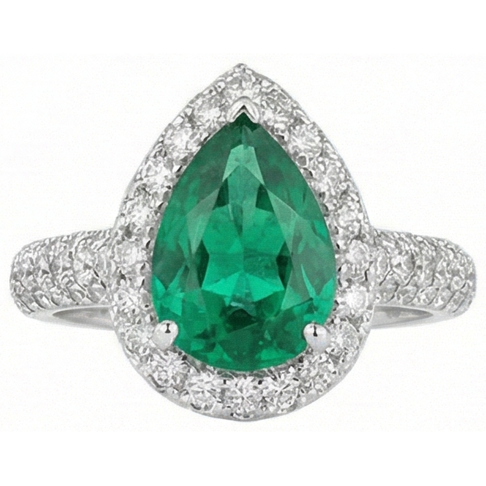 vero round diamante 7.35carati fede eternity dettaglio ravvicinato