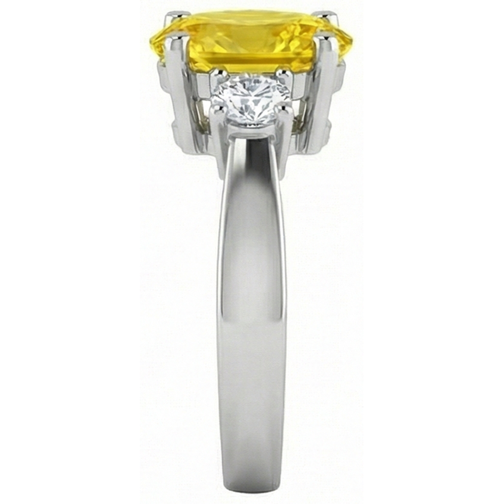 vero round diamante 3.70carati fede eternity su bianco
