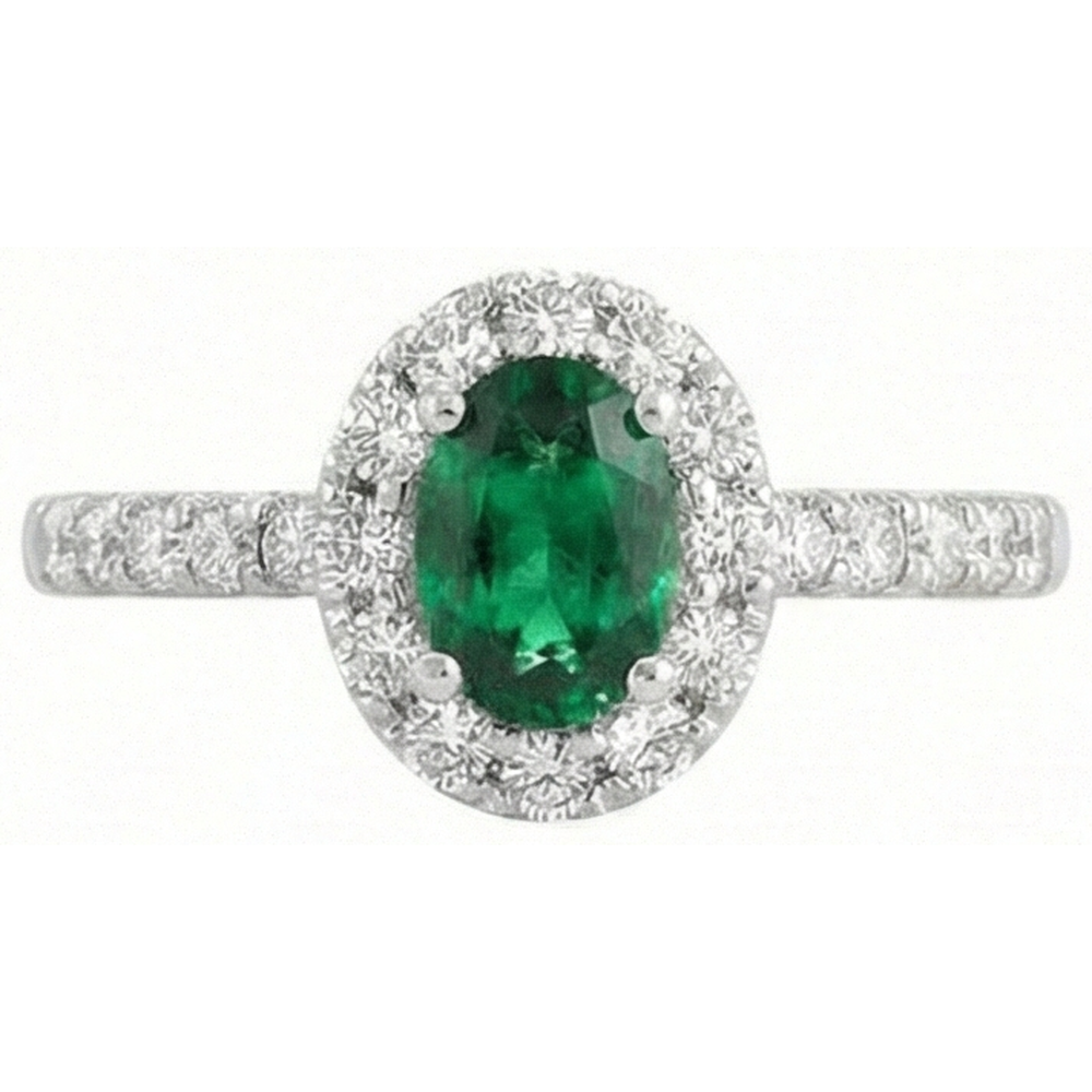 vero round diamante 3.85carati fede eternity vista dall'alto