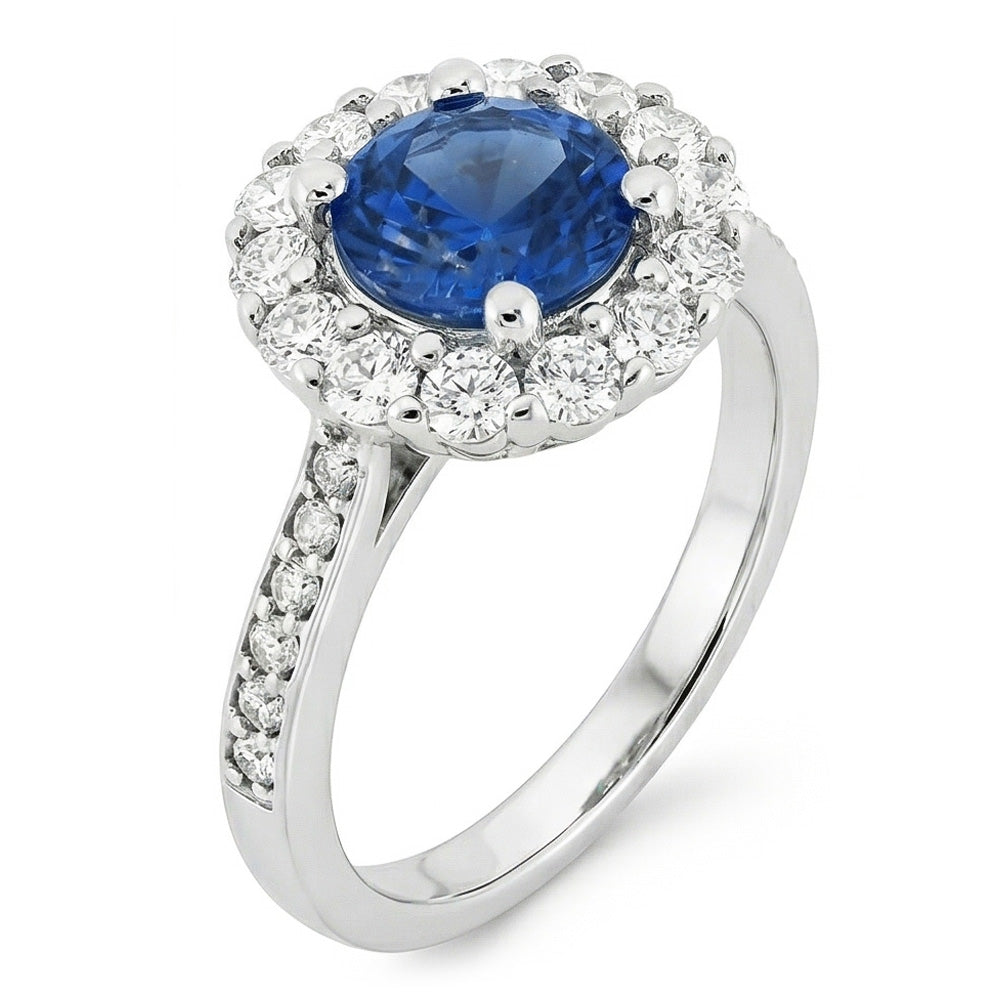 vero round diamante 3.50carati fede eternity vista frontale