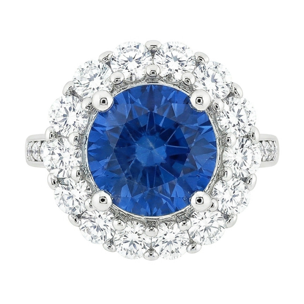 vero round diamante 3.50carati fede eternity dettaglio ravvicinato