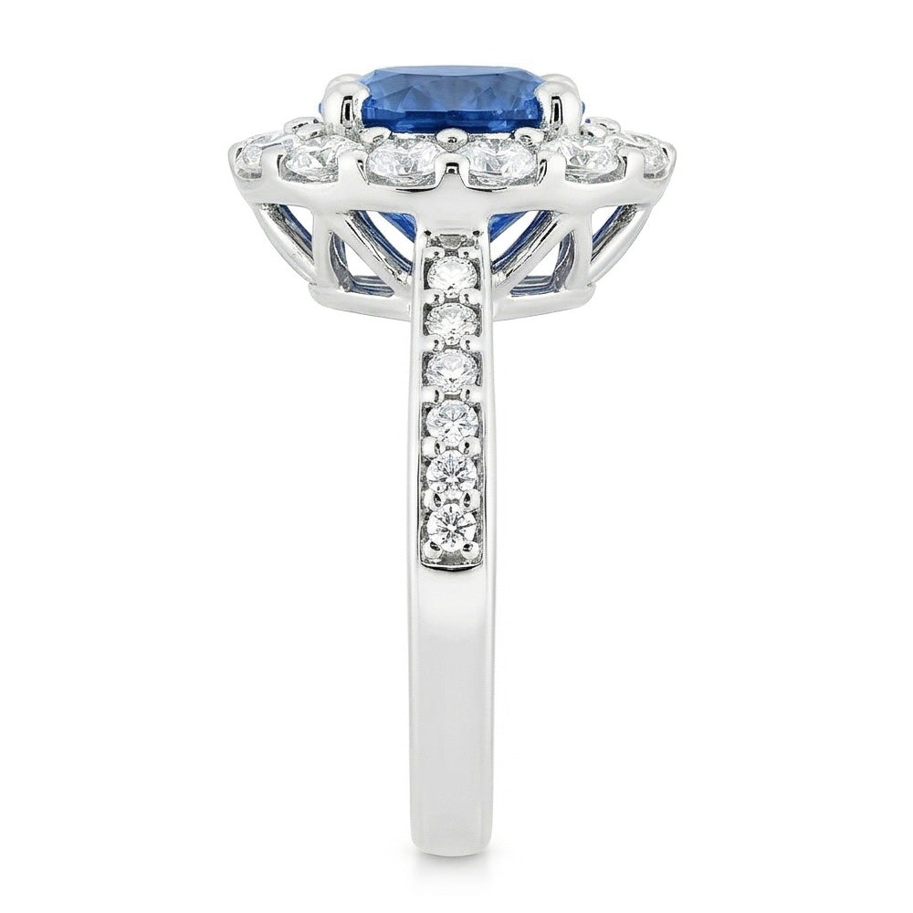 vero round diamante 3.50carati fede eternity vista dall'alto