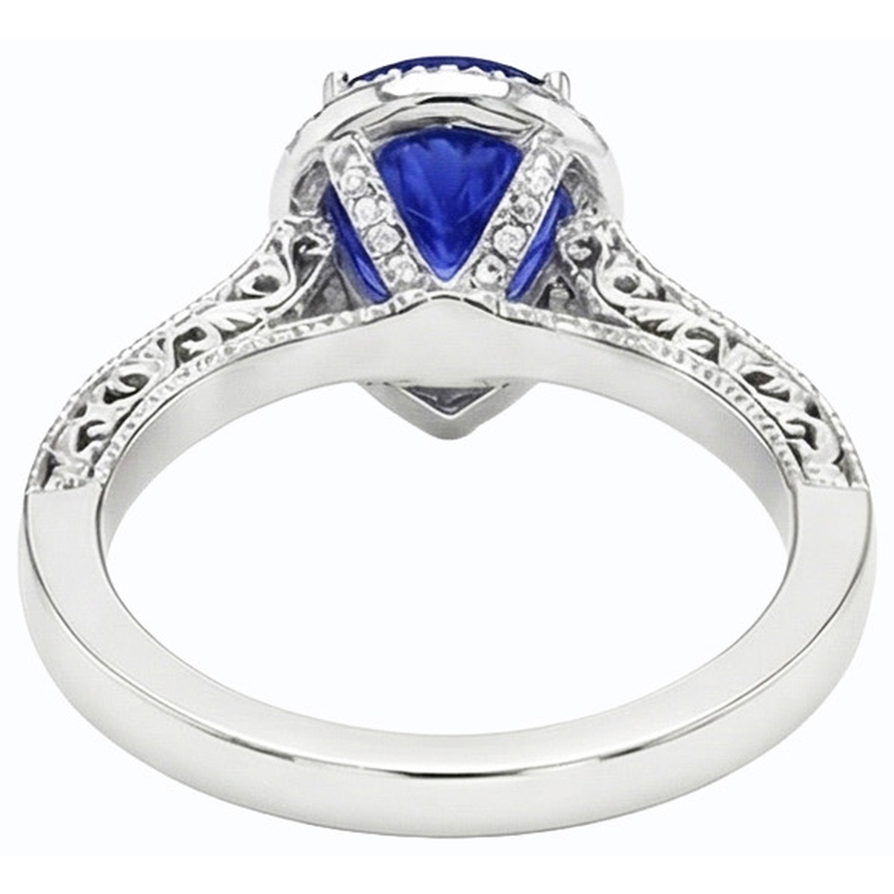 vero round diamante 3carati fede eternity angolo laterale