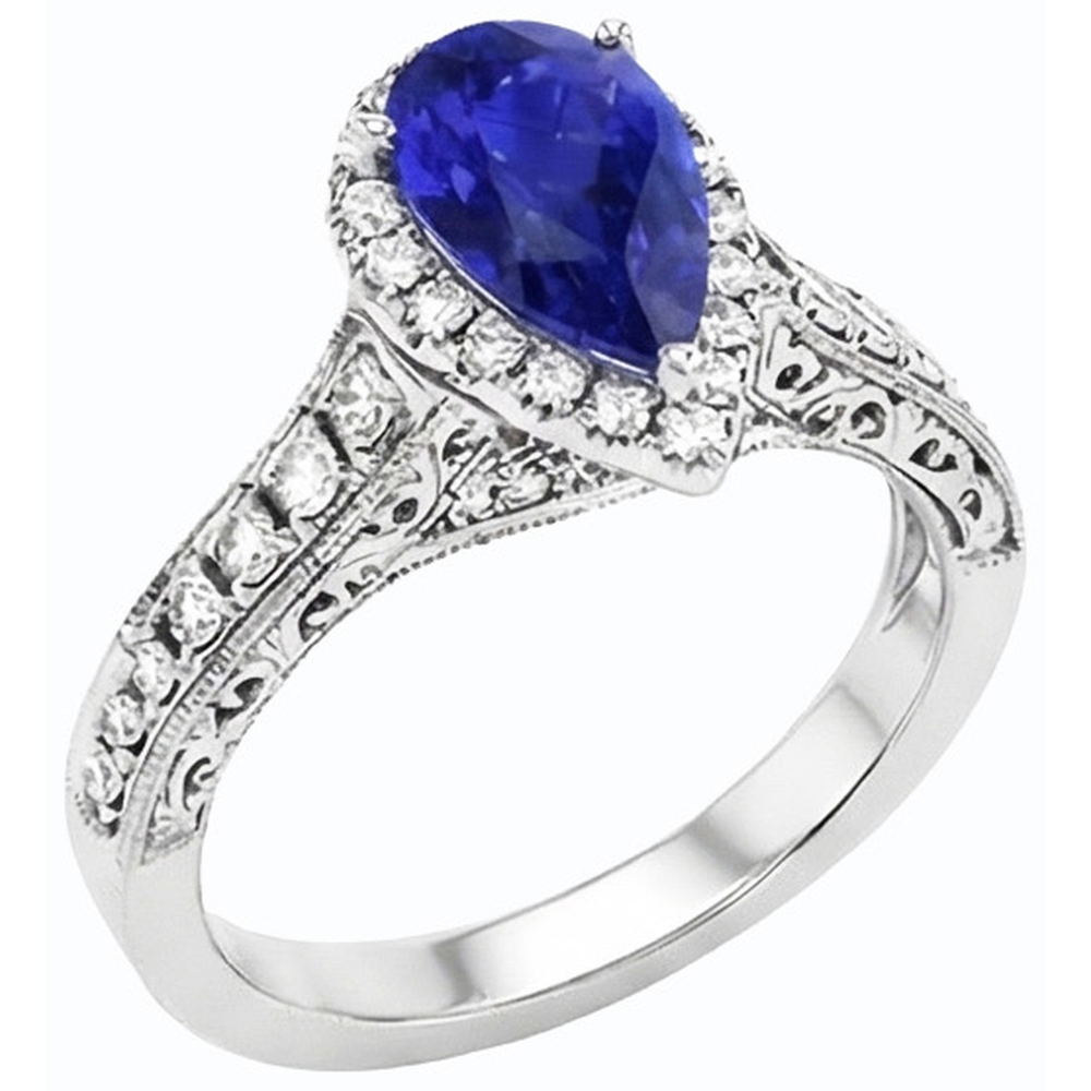vero round diamante 3carati fede eternity vista dall'alto