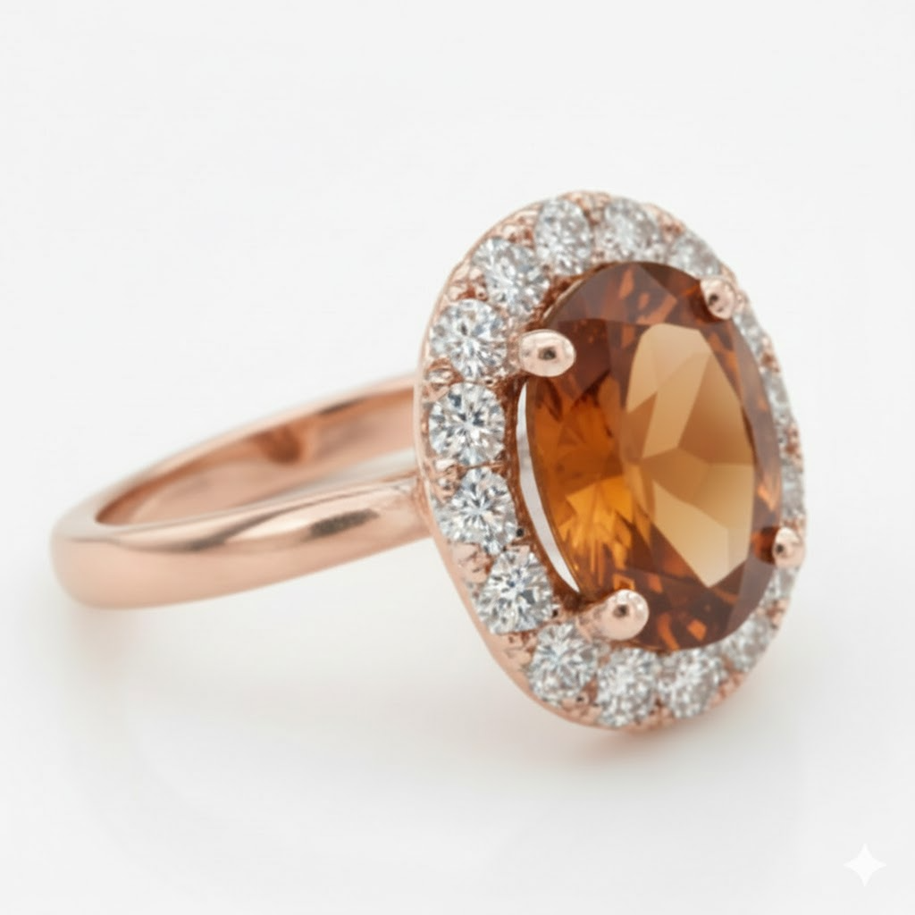 vero round diamante 27.50carati fede eternity dettaglio ravvicinato