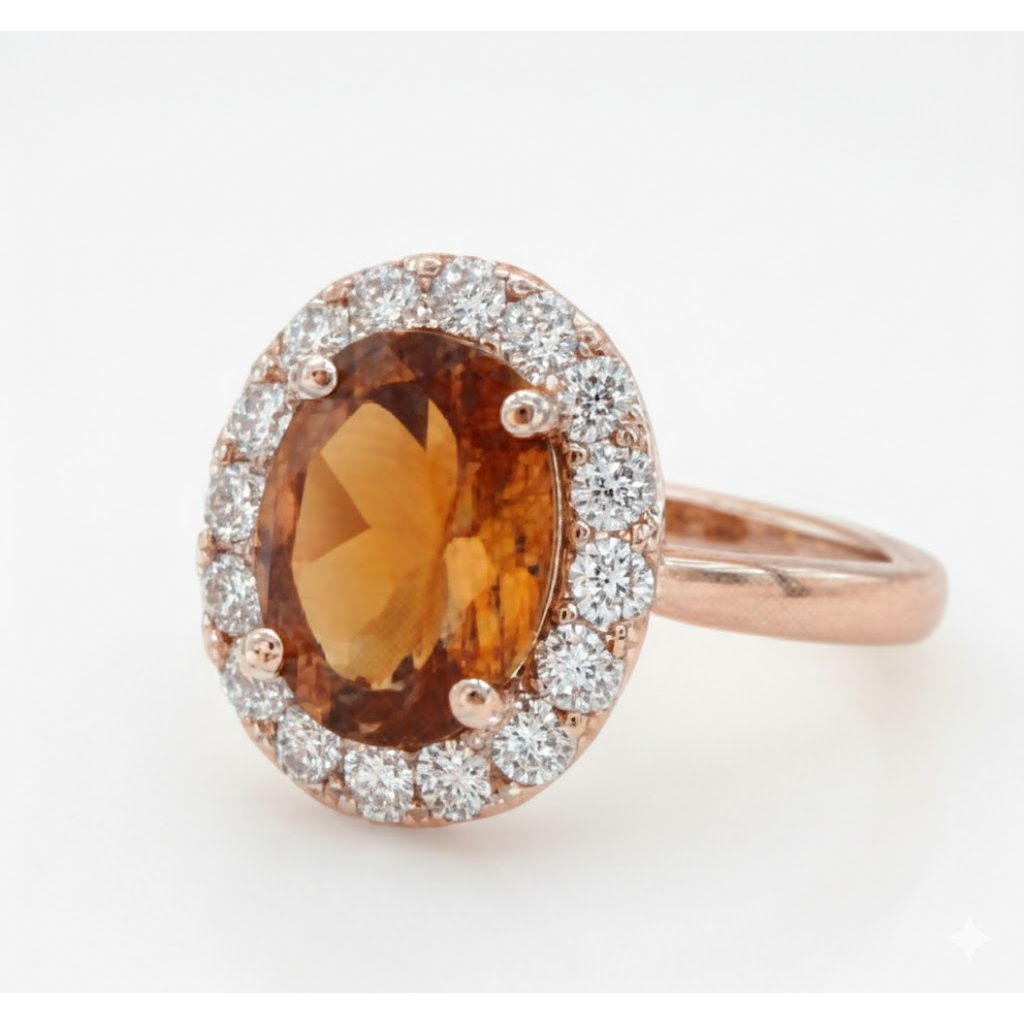 vero round diamante 27.50carati fede eternity vista dall'alto