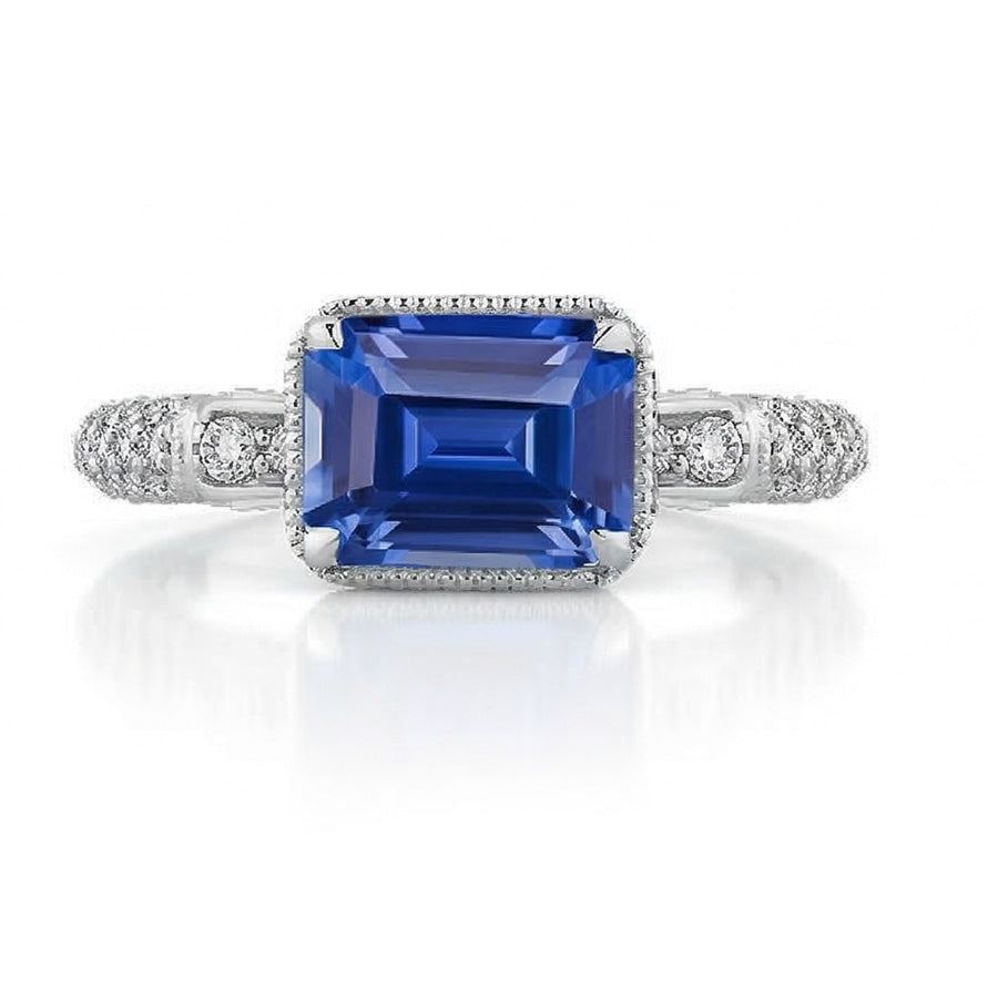 vero round diamante 4carati anello dettaglio ravvicinato