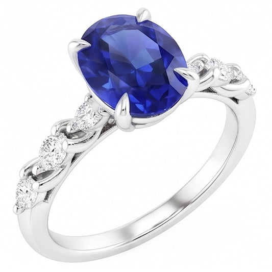 Fiordaliso Zaffiro Anello