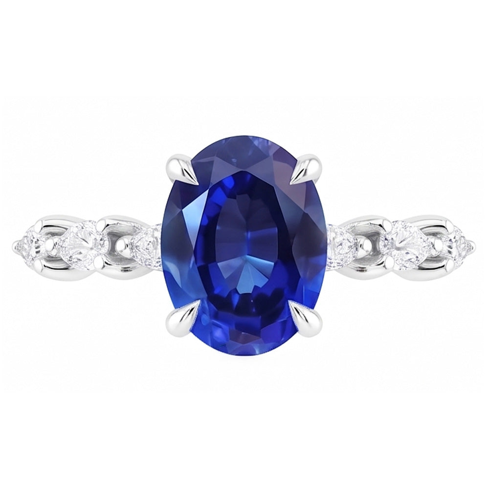 Fiordaliso Zaffiro Anello