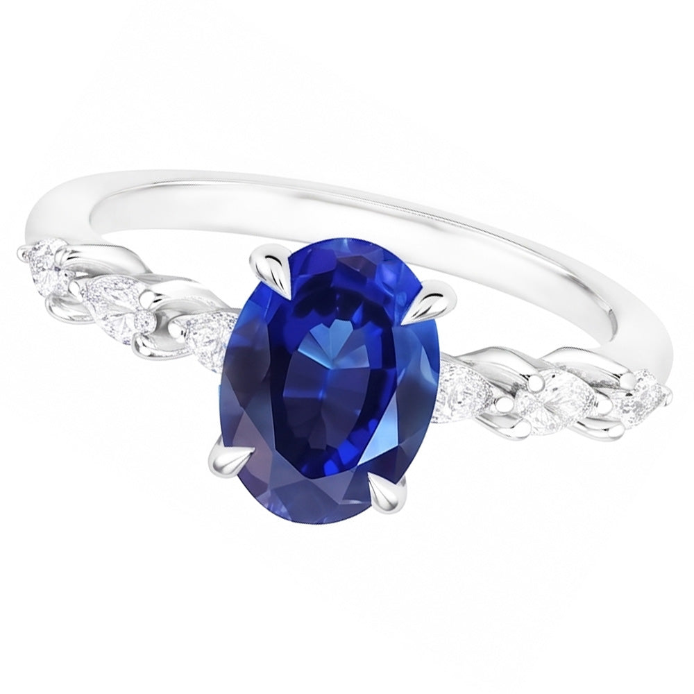 Fiordaliso Zaffiro Anello
