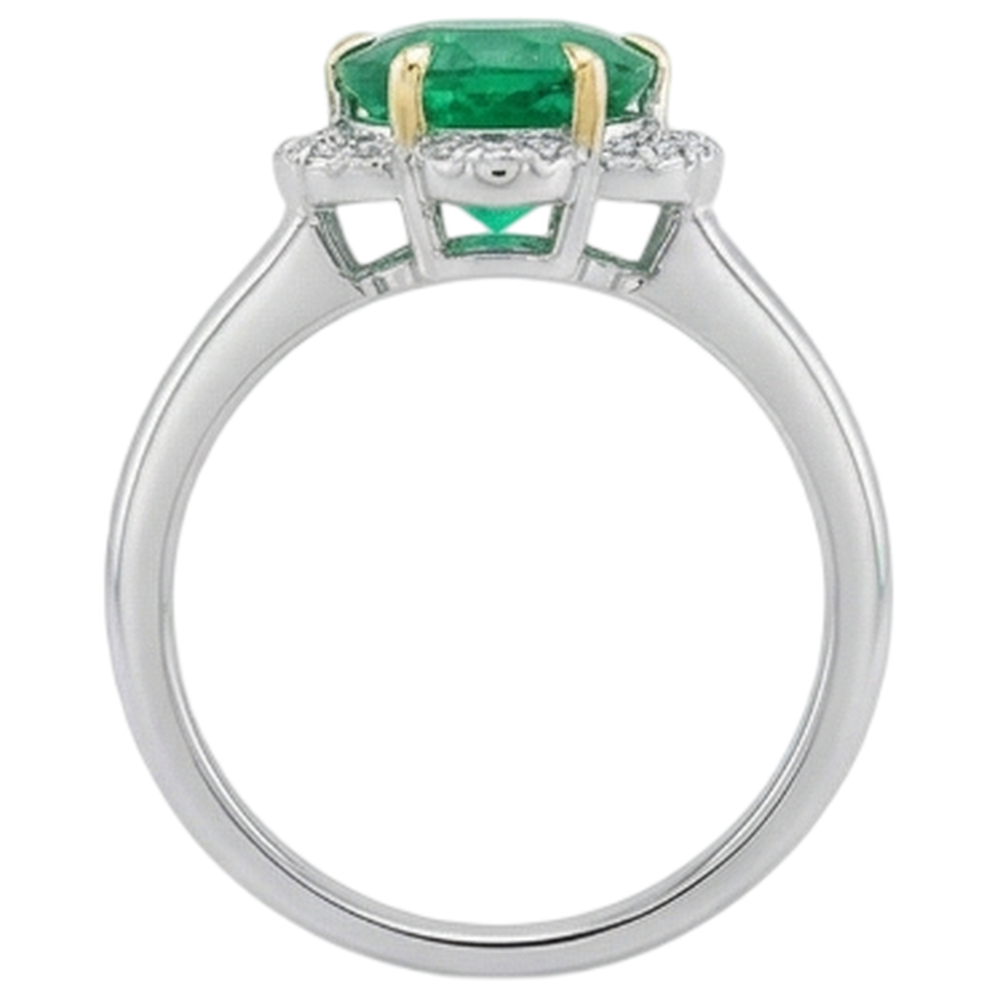 Premium Anello Pietra Colorata 2,50 carati – vista posteriore