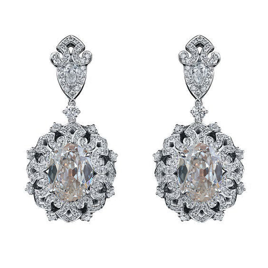 Alta Gioielleria Oro Bianco 14K con Diamante Fine – vista principale