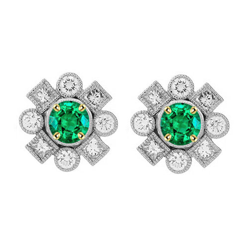 Realizzato a mano Gemstone Earring 1 carati – vista principale