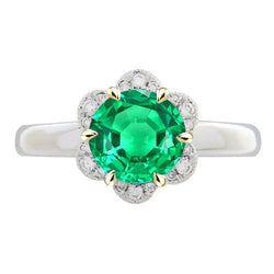Premium Anello Pietra Colorata – Smeraldo Colombiano 2,50 carati