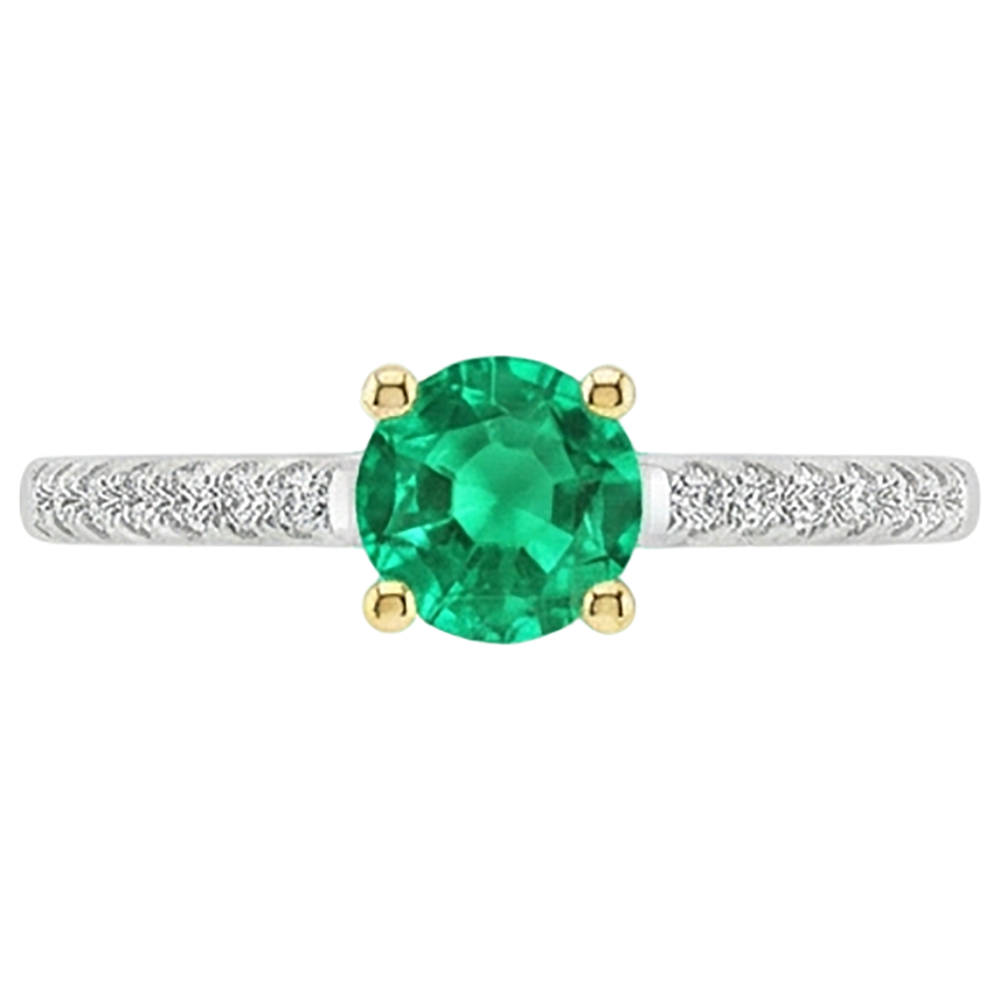 Di lusso Anello con Pietra Preziosa 1 carati – vista profilo