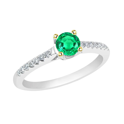 Di lusso Anello con Pietra Preziosa 1 carati – vista principale
