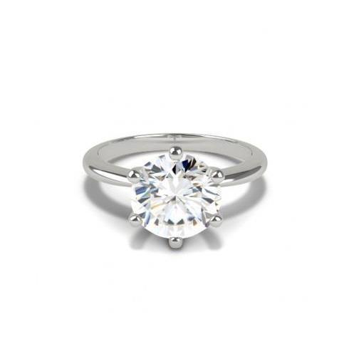 Gioielli Da Donna Con Anello Solitario Di Fidanzamento Con Genuino Diamante Rotondo Da 1.50 Carati