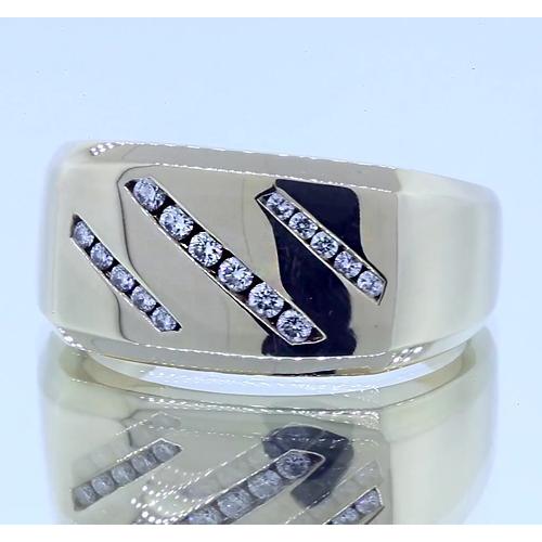 vero round diamante 1.25carati fede eternity angolo laterale