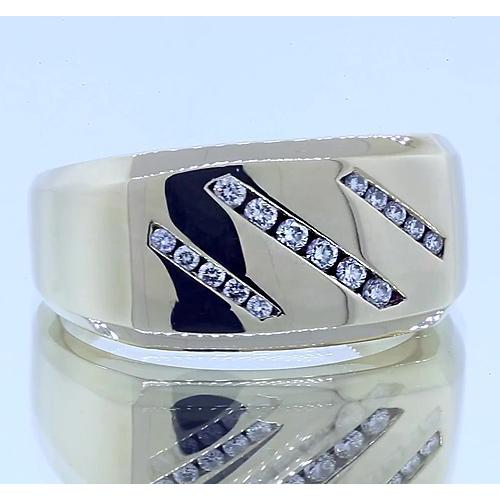 vero round diamante 1.25carati fede eternity vista frontale