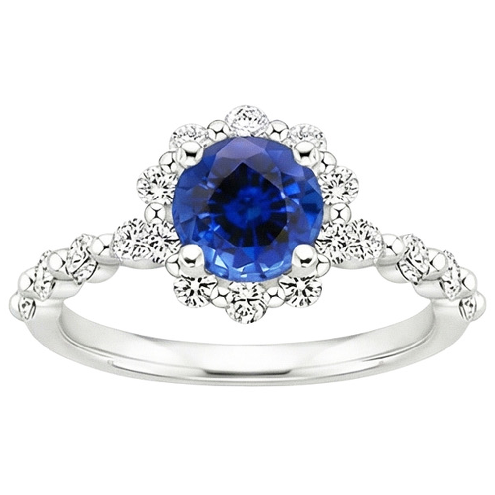 vero round diamante 3carati anello dettaglio ravvicinato