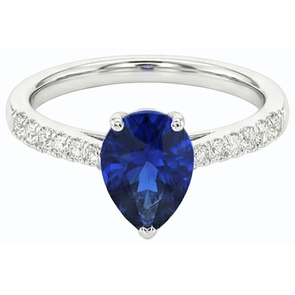 vero round diamante 3carati anello angolo laterale