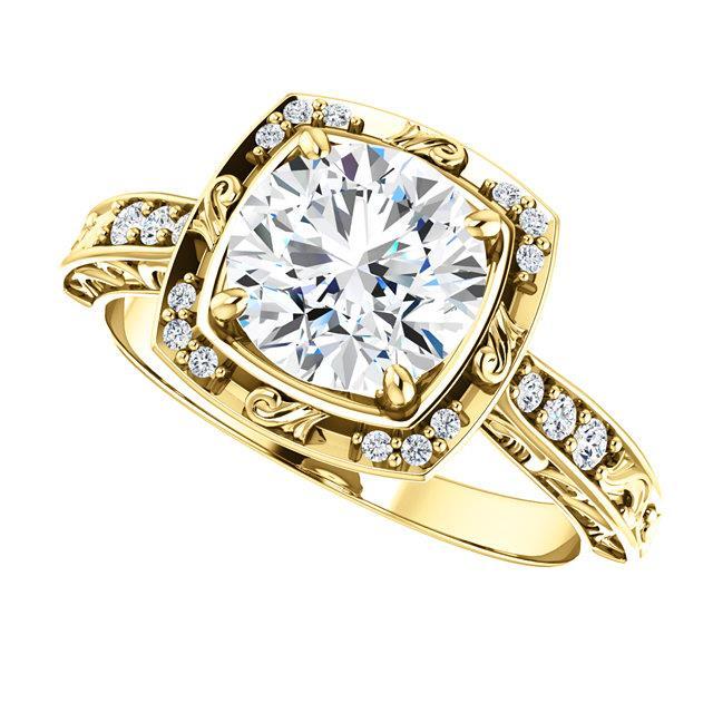 Gioiello Per Anello Anniversario Con Vero Diamanti Tondi Taglio Brillante Da 1,65 Carati