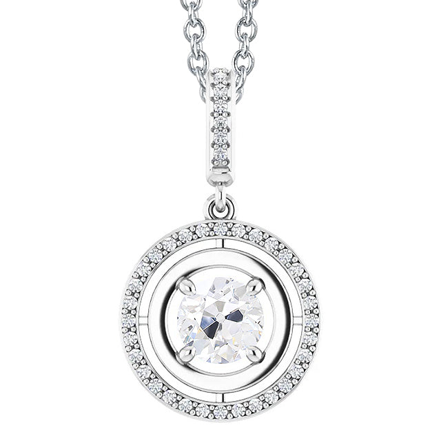 Artigianale Diamante Collana Pendente 2,50 carati – vista principale