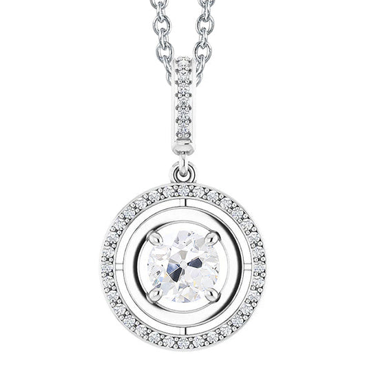 Artigianale Diamante Collana Pendente 2,50 carati – vista principale