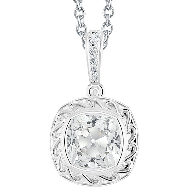 Di lusso Diamante Pendente a Goccia 5 carati – vista principale