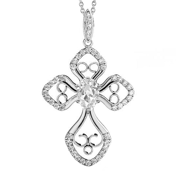Diamante Fine Pendente a Goccia – vista principale