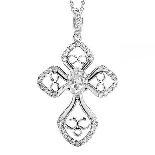 Diamante Fine Pendente a Goccia – vista principale