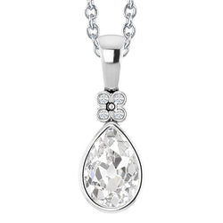 Su misura Incassato a Bezel Brillante Pendente – 2,50 carati Oro