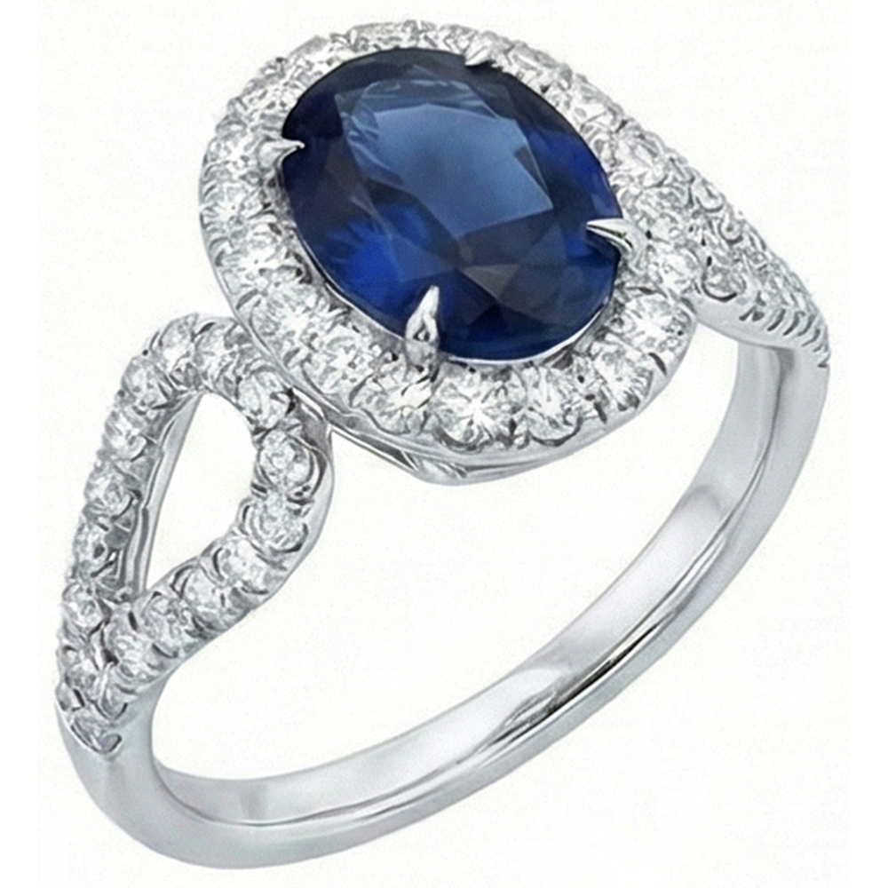 vero round diamante 5carati fede eternity vista dall'alto