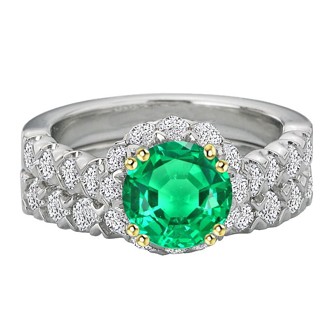 Brillante Anello con Pietra Preziosa 3 carati – vista principale