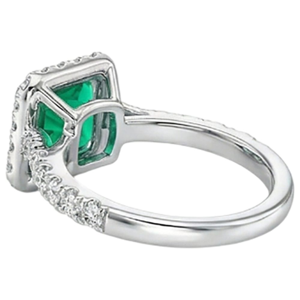 Elegante Anello con Pietra Preziosa 3,50 carati – vista dall'alto