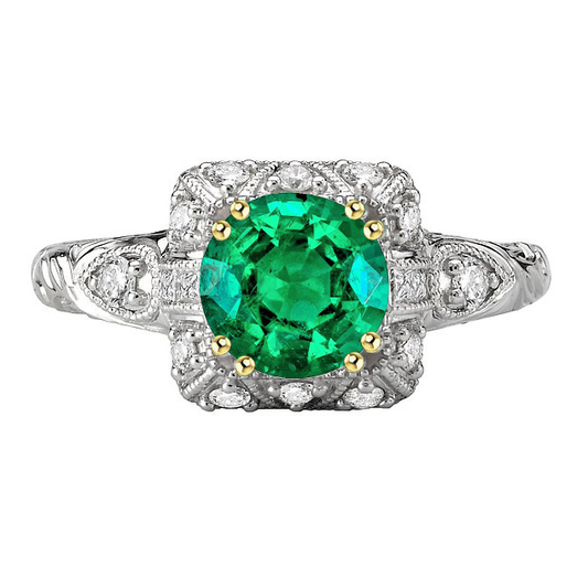 Realizzato a mano Anello Pietra Colorata 3 carati – vista principale