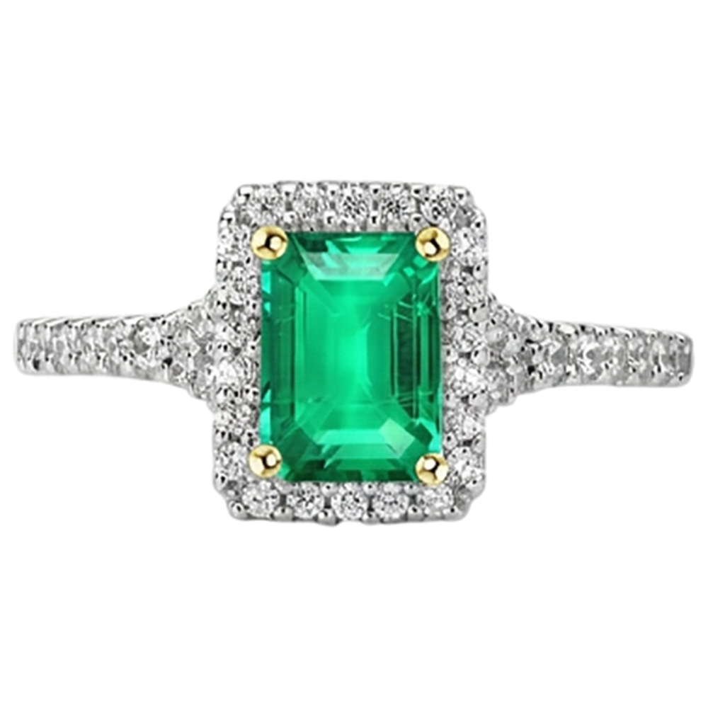 Fine Anello con Pietra Preziosa 2 carati – vista profilo