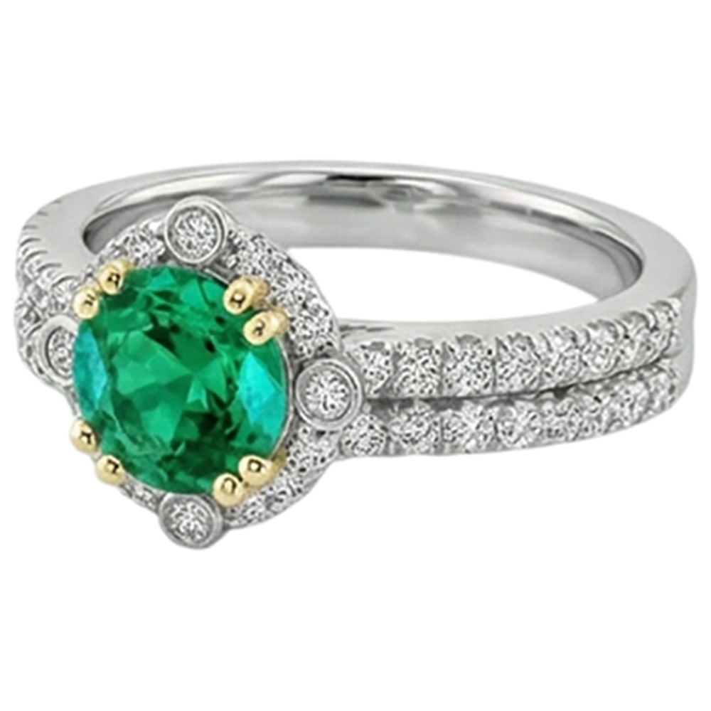 Brillante Anello con Gemma 2,50 carati – vista laterale
