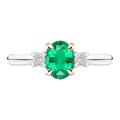 Fatto a mano Anello con Pietra Preziosa 2 carati – vista principale