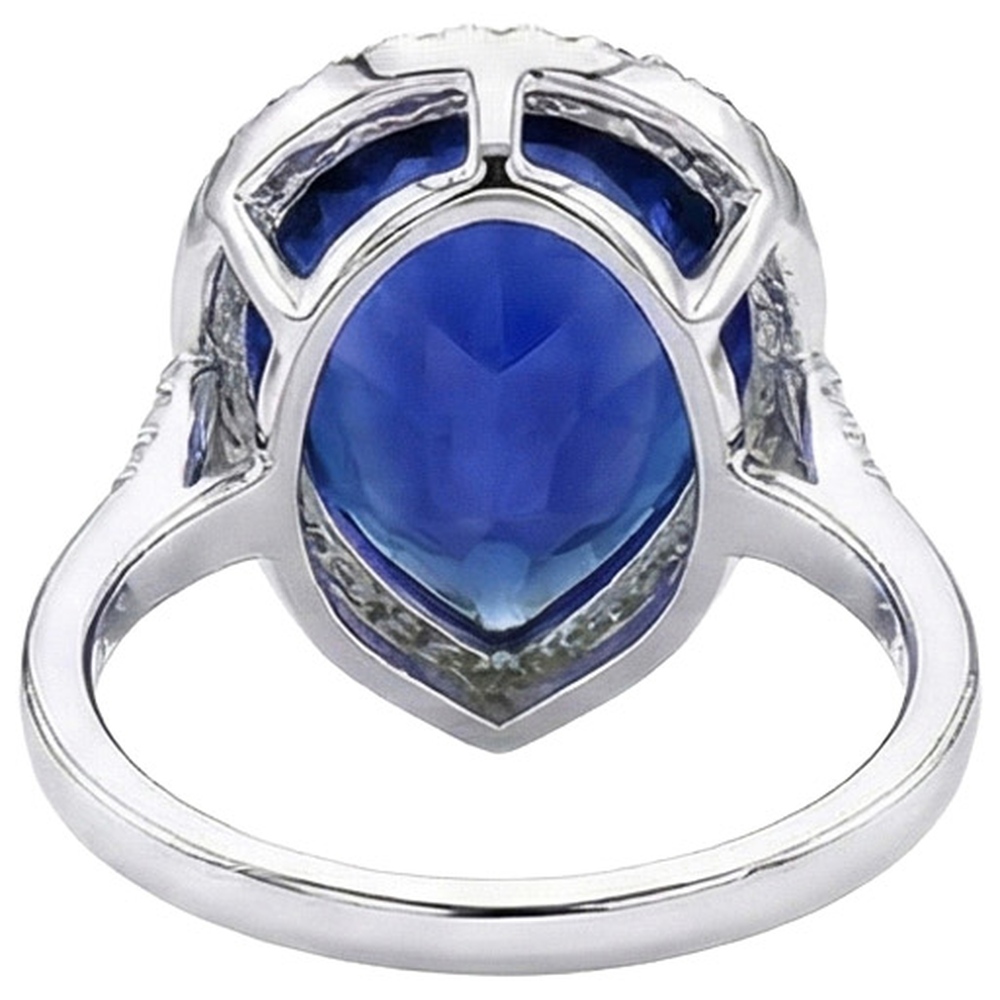 vero round diamante 5carati anello dettaglio ravvicinato