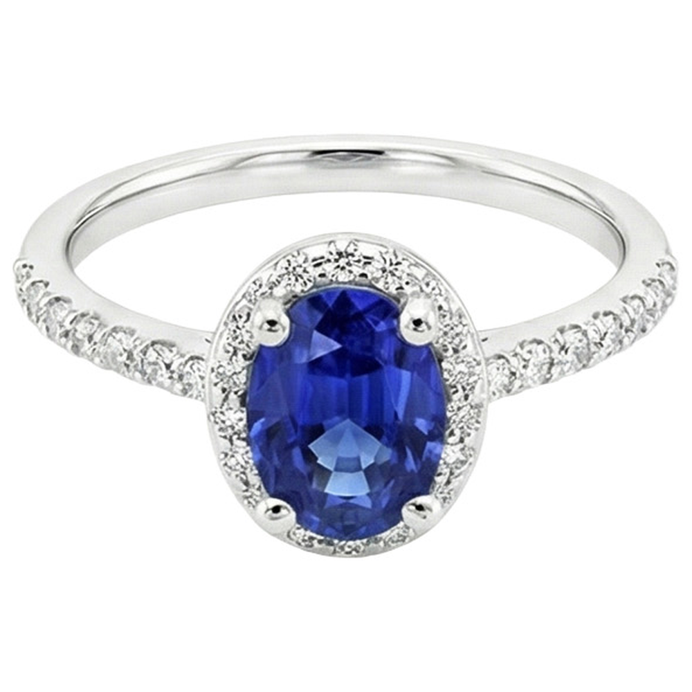 vero round diamante 3.25carati anello vista dall'alto