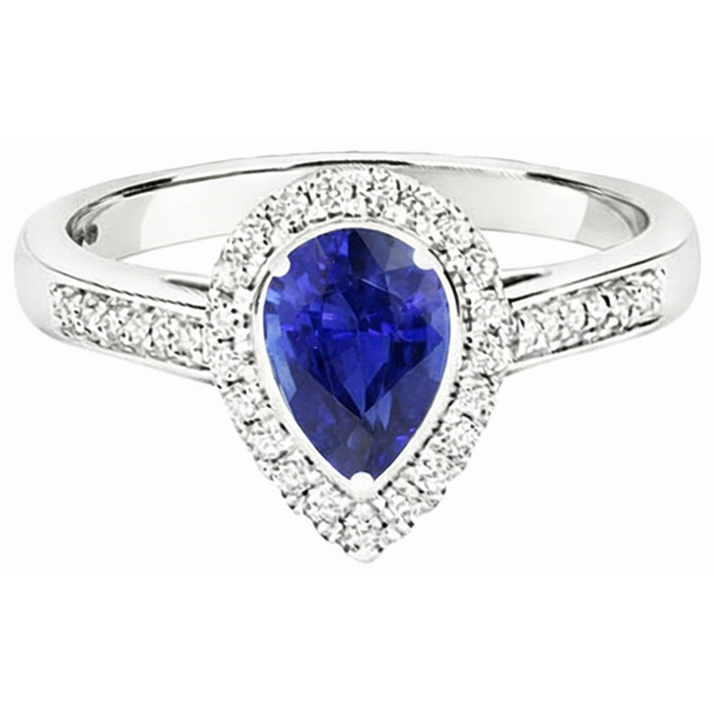 vero round diamante 3.50carati anello vista dall'alto