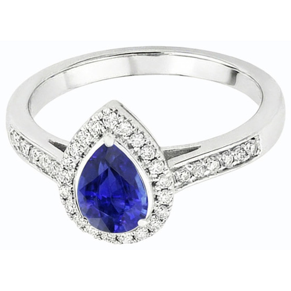 vero round diamante 3.50carati anello vista di profilo